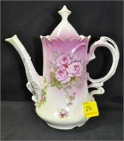 9" HAND PAINTED LEFTON CHINA TEA POT