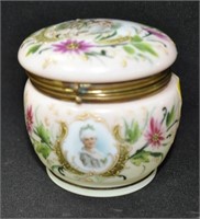 4 INCH PAINTED GLASS DRESSER BOX