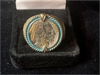 Bradford Exchange Indian Head nickel Ring