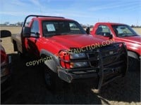 2007 Chevrolet 3500 4x4 bale-bed pickup,