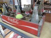 Coke tray w/ bottles