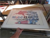 Framed Mobile racing picture