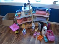 doll house , furniture, accessories