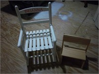 childs rocker and step/seat