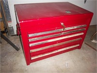 Matco toolbox with 7 drawers and flip top