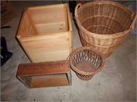 advertising crate, baskets