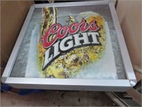 Coors Light lighted box