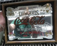 Coca-cola pub mirror