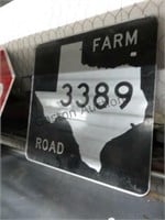 Farm Rd. 3389 sign