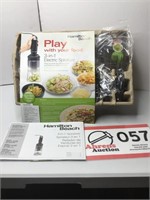 Hamilton Beach 3 in 1 Spiralizer NIB