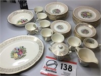 Homer Laughlin 8Place Setting w/ Serv Dishes (44