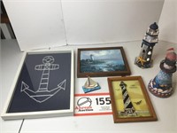 Wall Hangings, Vase, Lighthouse Décor, as