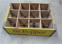 Wooden Dr. Pepper bottle tray