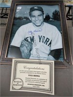Yogi Berra photo 8x10 frame