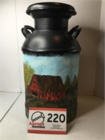 Painted Milk Can 24" Tall