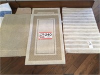 Rugs- Two Matching of 4 Total
