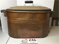 Copper Wash Boiler 19 x 28" (Non Copper Lid)