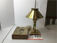 Desk Lamp &  White House Cookbook