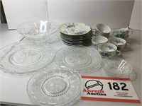 Glassware (5), Lunch Plates (9) and Cups (7)