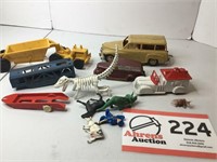 Plastic Truck, Dino, Figures, as Displayed