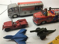 Tin and Cast Toys as Displayed (10)