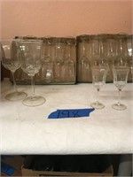 Stemmed Glasses ( at Least 12 Of Each Size