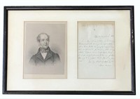 HAND WRITTEN  LETTER SIGNED THOMAS MOORE
