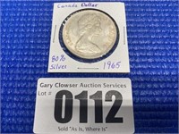 1965 Canadian 80% Silver Dollar