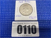 1962 D Silver Ben Franklin Half Dollar