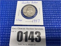 1957 Washington Silver Quarter
