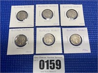 Buffalo Nickel 1935,3-1936,2-1937