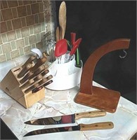 Knife block knives Etc