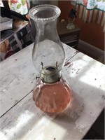 Pink oil lamp