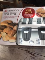 Stainless 4 slice toaster