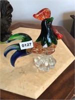 Glass rooster