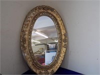 Solid Wood Frame Bevelled Mirror Approx 24" x 36"