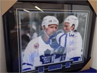Clark / Gilmour Signed 26.5" x 22.5" With COA