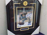 Gerry Cheevers Signed 16.5" x 20.5" Framed w/ COA