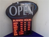 Open For Business Sign Works
