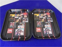 2 1986 Coke Trays