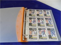 Binder Assorted Hockey Cards