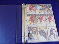 Binder Assorted Hockey Cards