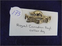 Royal Canadian Regt Collar Dog