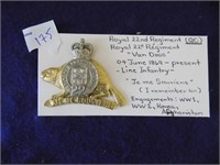 Royal 22nd Regiment Badge