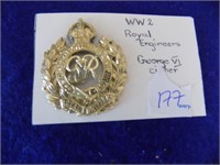 WW2 Royal Engineers Badge
