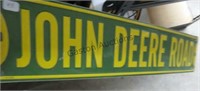 John Deere Rd metal sign