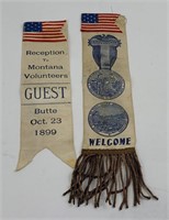 Spanish American War Montana Volunteer Ribbons