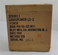 Korean War US Signal Corps Loudspeaker LS-3