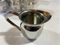 Approx.(16) Stainless Steel Gravy Boats & Creamers