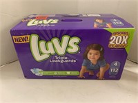 Luvs 112 Ct Size 4 Diapers